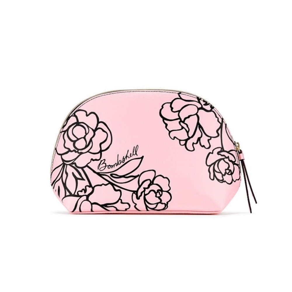 VS Bombshell Peony pink Beauty bag